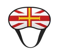 Flag of Guernsey Islands Sleep Eye Mask, Soft & Comfortable for Men, Women, Comfortable Sleep Mask