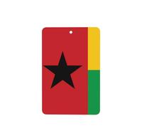 Flag Of Guinea-Bissau Car Air Fresheners Cards - Set Of 4 Pieces,For Cars & Home, Long-Lasting Lavender Fragrance