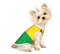 Flag of Guinea-Bissau Pet Breathable Sleeveless T-shirt L for Small Dogs and Cats Soft, Lightweight, Stylish