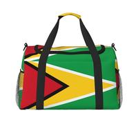 Flag of Guyana It is a hand-held crossbody travel bag with large capacity and multi-functions, a must-have for outdoor travel