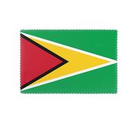 Flag of Guyana Placemats for Dining Table Set of 6 - Waterproof - Wipe Clean - Heat Resistant - Anti Slip Dining Table Place Mats, Suitable for Indoor & Outdoor Use, 18’’Ã-12’’