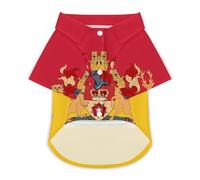 Flag of Hampshire Dog Shirts Summer Pet Clothes Comfort T-Shirts Short Sleeveless Top for Cats Dogs XL