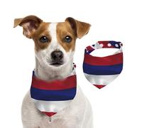 Flag of Hawaii American Dog Bandana for Small Medium Large Dogs, Cat Dogs Kerchief Triangle Bibs Scarf for Girl Or Boy