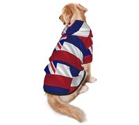 Flag of Hawaii American Dog Hoodie â€“ Soft & Breathable Polyester Pet Clothes for Medium, and Large Dogs
