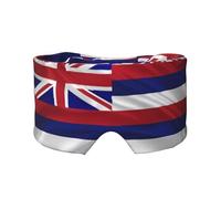Flag of Hawaii American Double-Sided Printed Eye mask, Soft and Light-Blocking, Suitable for Travel and Home
