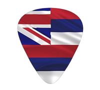 Flag Of Hawaii American Guitar Picks, Premium Celluloid Picks For Enhanced Playability And Tone.