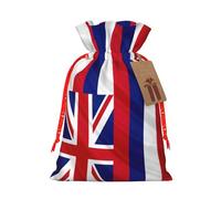 Flag Of Hawaii American Print Christmas Bags Holiday Present Drawstring Gift Sacks Birthday Xmas Party Favors
