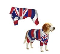 Flag of Hawaii American Print Dog Clothes - 4 Legs Jumpsuit Sweatshirt for Small Medium Large Dogs Cats