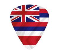 Flag of Hawaii American Print Guitar Pick,12 Pack,Includes Thin,Medium,Heavy Gauges,Suitable for guitar,ukulele