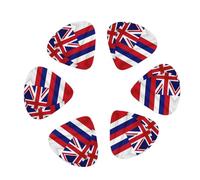 Flag of Hawaii American print Guitar Picks, 12PCS Premium Celluloid Guitar Pick Medium for Acoustic Guitar, Electric Guitar, Bass
