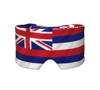 Flag of Hawaii American Print Sleep Eye and Ear Muffs Mask - Adjustable Yoga Travel Headband, Keep Warm Shading Comfortable Aid