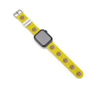 Flag of Honolulu Printed Silicone Watch Band Compatible with IWatch Waterproof Soft Replacement Strap 42mm/44mm