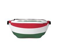 Flag of Hungary Crossbody Waist Bag with Multiple Pockets, Easy To carry, Suitable for Sports, Travel and Daily Use.