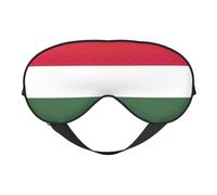 Flag of Hungary Double Sided Sleep Mask Soft Comfortable Light Blocking Eye Cover for Night Rest