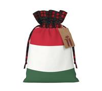 Flag of Hungary Fashionable Print Small Drawstring Storage Bag Lightweight and Beautiful for Various Festivals