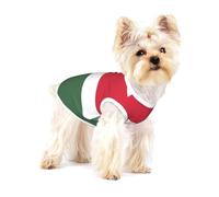 Flag of Hungary Full Print Cotton Pet Vest S Dog Cat Clothes Soft Elastic Breathable Pullover Pet