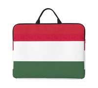 Flag Of Hungary Print 14in Laptop Case Notebook Cover For School Office Travel Portable Computer Bag