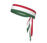 Flag of Hungary Sweat-Absorbing Sports Headband, Non-Slip and Adjustable, Running, Basketball, Yoga Sports Headband
