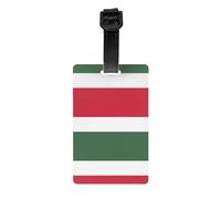 Flag of Hungary Travel Luggage Tags, Removable Children's School Bags, briefcases, Sports Bag Tags, Golf Bag Privacy Labels