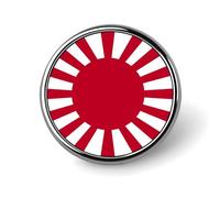 Flag of Imperial Japanese Army Brooch Pins Lightweight Badge Lapel Pins