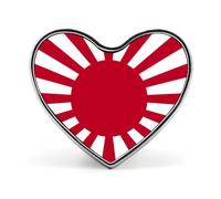 Flag of Imperial Japanese Army Heart Brooch Cute Badge Lapel Pins