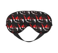 Flag of Indonesia Map 12 Flag of Indonesia Map Sleep Masks Adjustable Strap Soft Eye Mask for Women Men Travel Work Home
