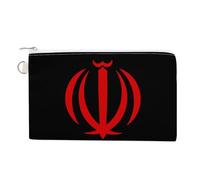Flag of Iran Portable Coin Purse Pouch Funny Zero Wallet with Zipper Lightweight Organizer Bags for Women Men