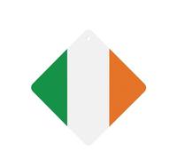 Flag of Irish 4 Pcs Car Air Freshener Cards, Hanging Disposable Card Fresheners for Vehicles, Lavender Scented