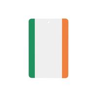 Flag Of Irish Car Air Fresheners Cards - 6 Pieces,Cardstock Scented Decor For Cars,Bedrooms, Closets