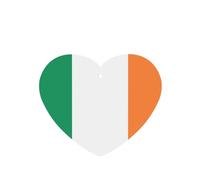 Flag Of Irish Car Air Fresheners Cards - 6 Pieces,Cardstock Scented Decor For Cars,Bedrooms, Closets