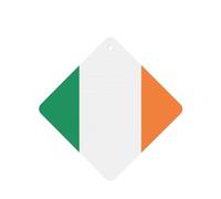 Flag Of Irish Car Air Fresheners Cards - 6 Pieces,Cardstock Scented Decor For Cars,Bedrooms, Closets