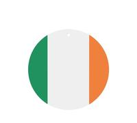 Flag Of Irish Car Air Fresheners Cards - 6 Pieces,Cardstock Scented Decor For Cars,Bedrooms, Closets