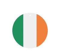 Flag Of Irish Car Air Fresheners Cards - Set Of 4 Pieces,For Cars & Home, Long-Lasting Lavender Fragrance