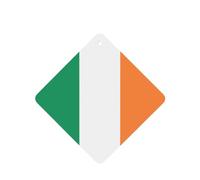 Flag Of Irish Car Air Fresheners Cards - Set Of 4 Pieces,For Cars & Home, Long-Lasting Lavender Fragrance