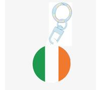 Flag of Irish Dog Tags for Pets,Round Acrylic Pet ID Tags,Perfect for Small to Large Dogs and Cats,Cute & Functional