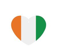 Flag Of Ivory Coast Car Air Fresheners Cards - 6 Pieces,Cardstock Scented Decor For Cars,Bedrooms, Closets