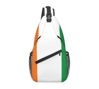 Flag of Ivory Coast Casual Crossbody Bag Durable Large Capacity Lightweight and Breathable Suitable for Various Outdoor Venues