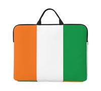 Flag of Ivory Coast Printed 14in Laptop Case Sleeve Bag â€“ Portable Handle & Zipper â€“ Ideal for Travel, Business & Office Use