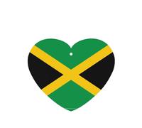 Flag Of Jamaica Car Air Fresheners Cards - Set Of 4 Pieces,For Cars & Home, Long-Lasting Lavender Fragrance