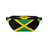 Flag of Jamaica Crossbody Waist Bag with Multiple Pockets, Easy To carry, Suitable for Sports, Travel and Daily Use.