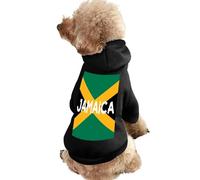 Flag of Jamaica Jamaican Cute Dog And Cat Clothes Pet Hoodie Sweatshirt Pullover Sweater Coat
