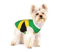 Flag of Jamaica Print Dog Shirt,Dog Shirt Vest for Small Breeds Like Chihuahuas,Yorkies, and Puppies