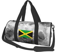 Flag of Jamaica Travel Luggage Duffel Bag Sports Rolling Foldable Duffel Bag, Marbling