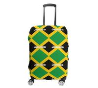 Flag of Jamaica Trendy Suitcase Covers Unisex Luggage Cover Protector Fit 19 to 32 Inch Travel Lover M