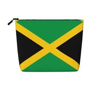 Flag of Jamaica Waterproof Large Capacity with Zipper Travel Business Trip Home Multifunctional Makeup Bag Storage Bag Coin Purse