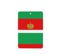Flag Of Kaluga Car Air Fresheners Cards - Set Of 4 Pieces,For Cars & Home, Long-Lasting Lavender Fragrance