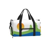 Flag of Kawartha Lakes Sports Duffel Bag-Weekender with Shoe Compartment