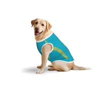 Flag of Kazakhstan Print Breathable Dog Clothes Dog Shirts