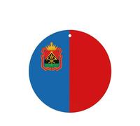 Flag Of Kemerovo Car Air Fresheners Cards - 6 Pieces,Cardstock Scented Decor For Cars,Bedrooms, Closets