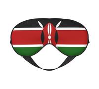 Flag of Kenya 11 Flag of Kenya Sleep Masks Adjustable Strap Soft Eye Mask for Women Men Travel Work Home